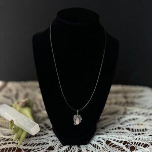 Handmade Upcycled Black Cord Necklace with Unique Pendant Charm